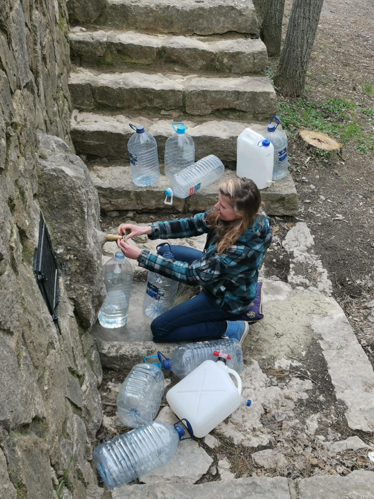 water refill Valencia mountains